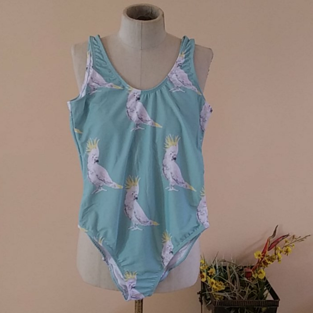 Cheeky Chickadee One Piece Swimsuit.